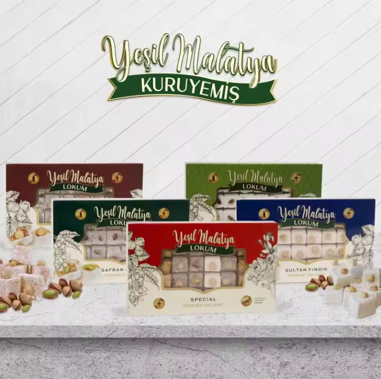 Yesil Malatya Turkish Delight Sultan Nut Experience The Authentic Taste Of Turkish Delight With Rich Nuts Perfect Quality